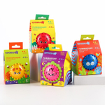 5239075 Развивающий массажный мячик «Тигрёнок», средней жёсткости, d=8 см, цвет МИКС