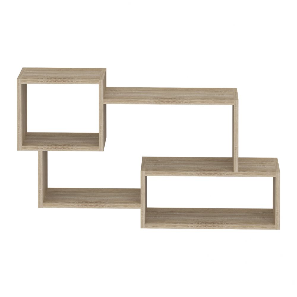 Полка навесная 3 Салоу (дуб сонома), МФ 1+1