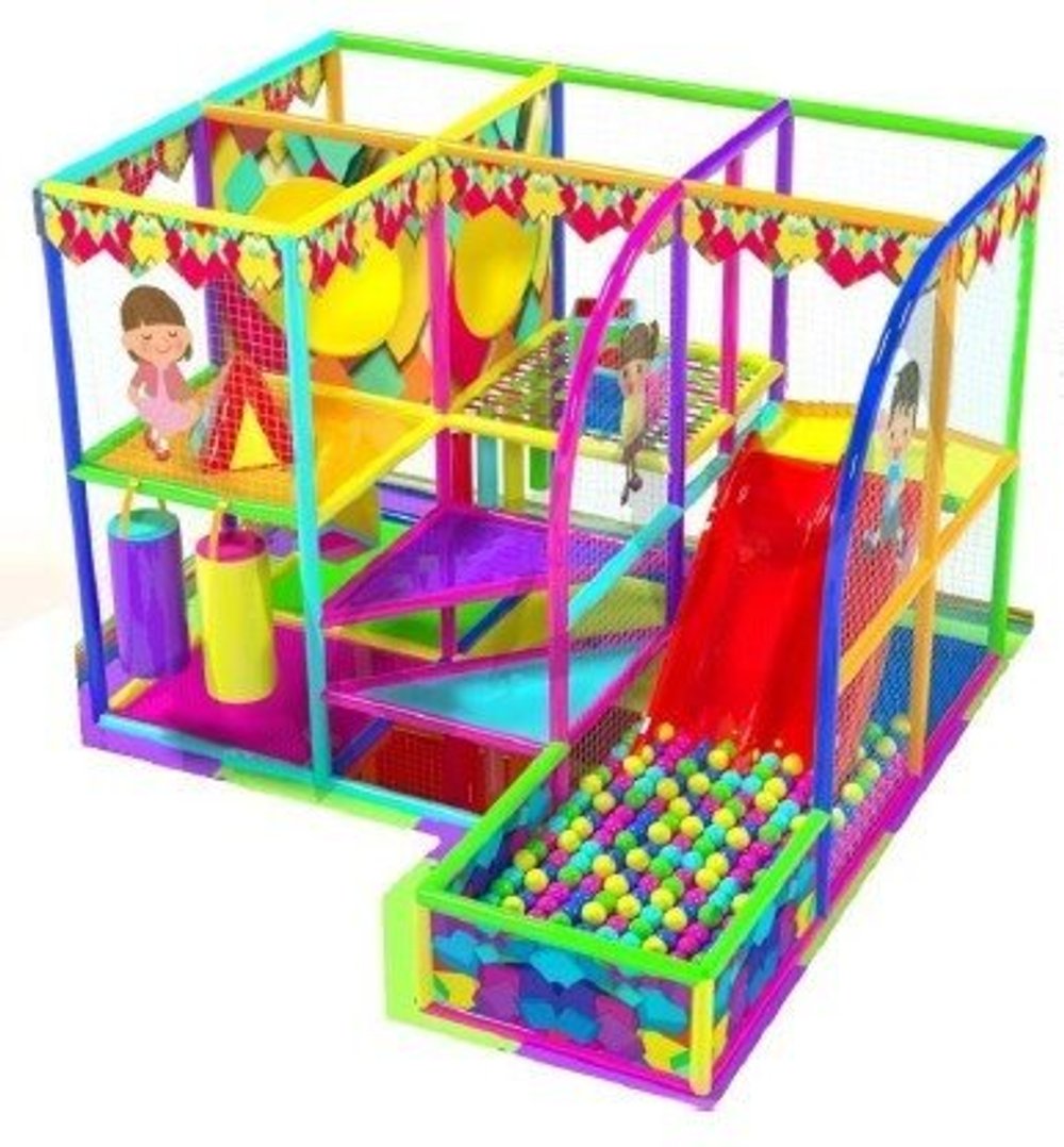 Детский игровой лабиринт "Калейдоскоп" 12,2м² (3,5*2,35*2,5м)