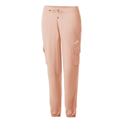 Женские теннисные брюки Nike Sportswear Essential Fleece Cargo Training Pants Women - Pink