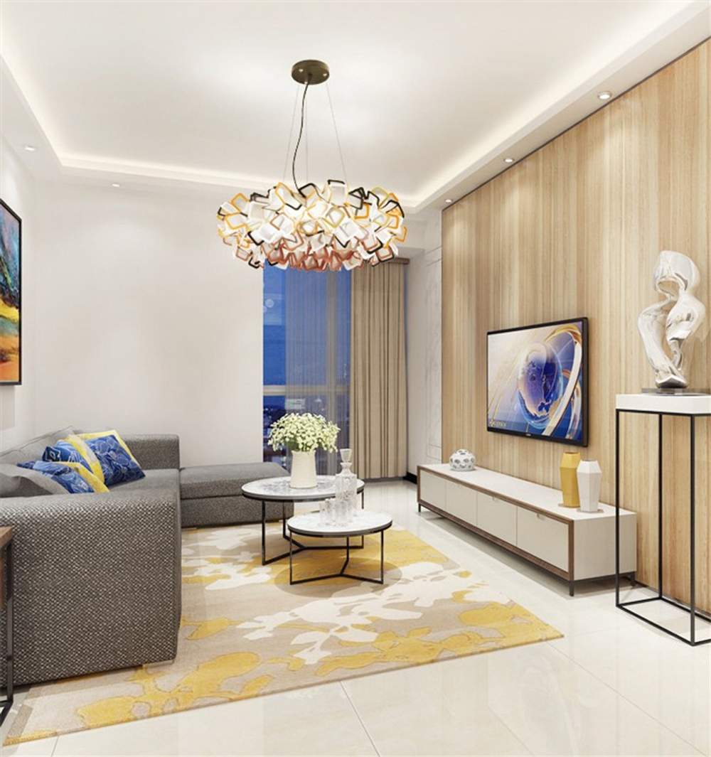 Pendant design lamp Clizia by Slamp D53 (purple)