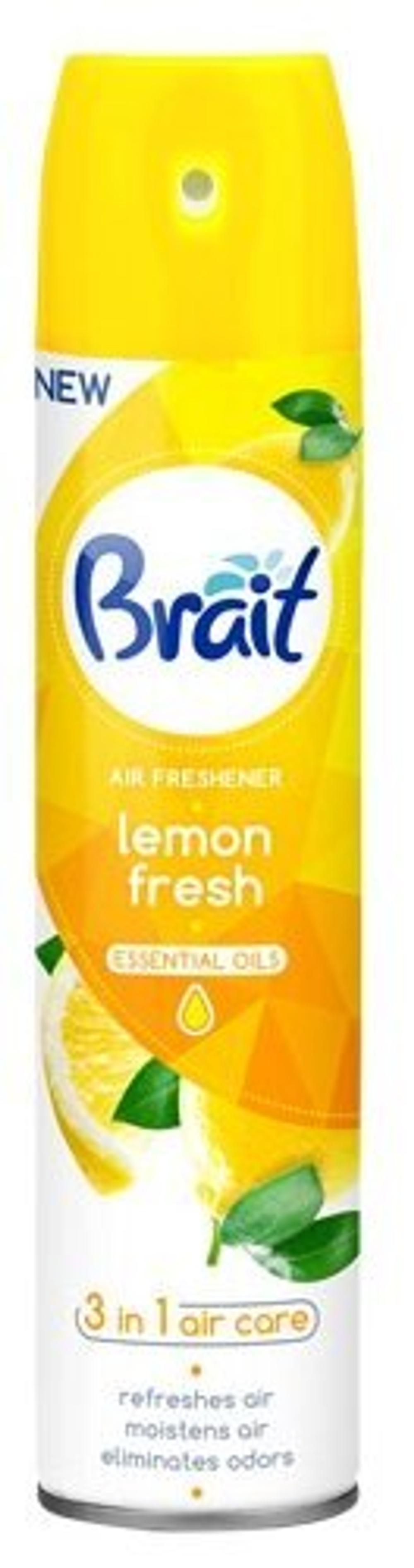 ОСВЕЖИТЕЛЬ ВОЗДУХА BRAIT LEMON FRESH 300МЛ 3389