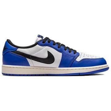 Jordan Air Jordan 1 Винтажные баскетбольные кроссовки Low Top Синий Белый Черный Унисекс
