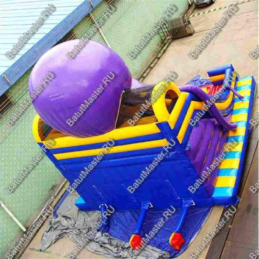 Надувная горка "Мега-осьминог"