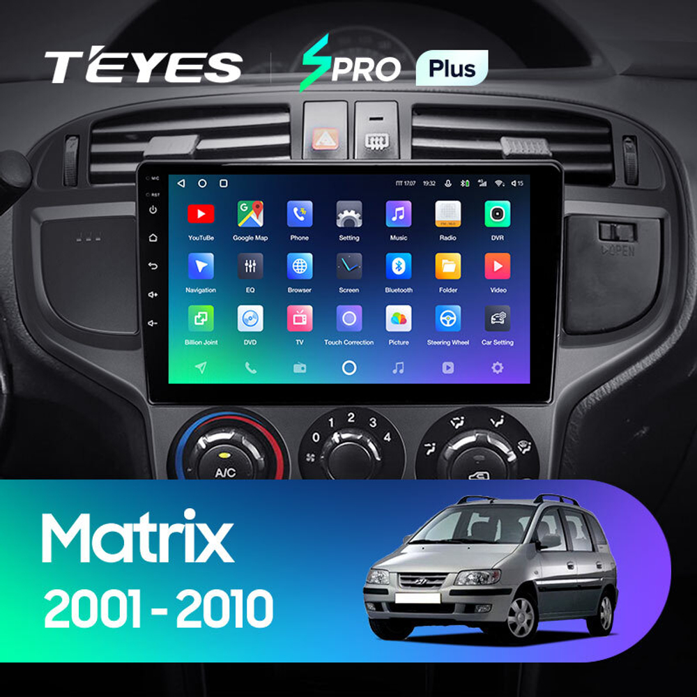 Teyes SPRO Plus 9" для Hyundai Matrix 2001-2010