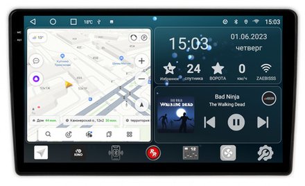 Магнитола для Lada Granta 2011-2018 - RedPower 059 Android 10, QLED+2K, ТОП процессор, 6Гб+128Гб, CarPlay, SIM-слот