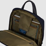Рюкзак тонкий с расширением Piquadro Brief/Blue