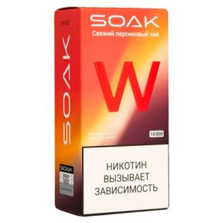 Одноразовый Pod Soak W - Peach Iced Tea (10000 затяжек)