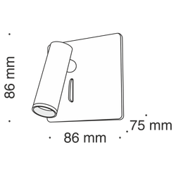 Спот светодиодный Maytoni Mirax C040WL-L3B3K