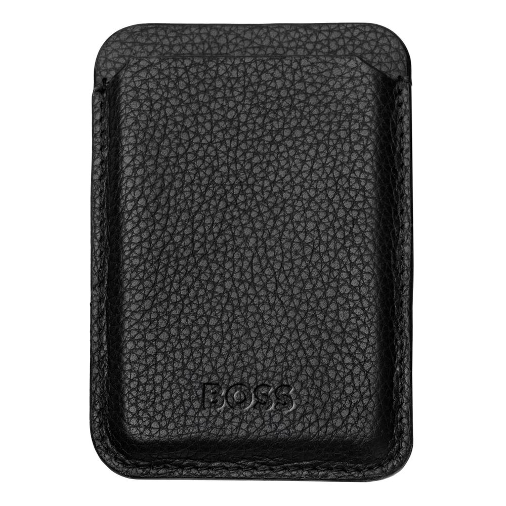 Картхолдер с магнитом HUGO BOSS - Mobile Classic Grained