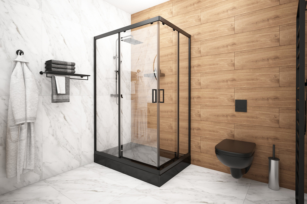 Душевое ограждение "Universal PRO Black"