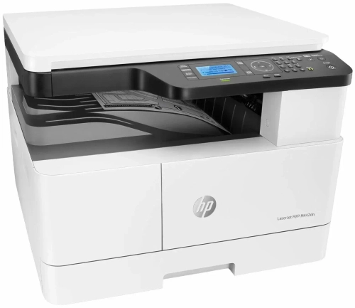 МФУ лазерное HP LaserJet M442dn, ч/б, A3, белый/черный