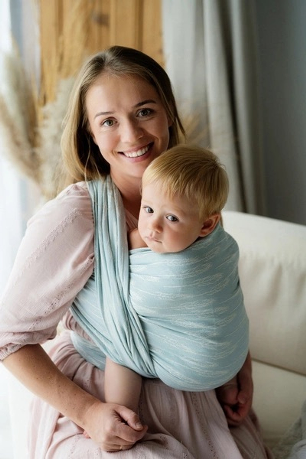 Слинг-шарф «Пёрышки Тиффани»