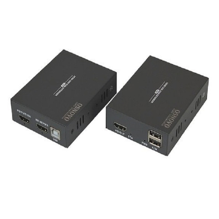Комплект KVM удлинителя 4K HDMI, USB по витой паре TA-HiKMP3+RA-HiKMP3
