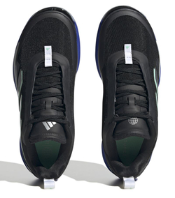 Женские теннисные кроссовки Adidas Avacourt W - core black/silver metallic/lucid blue