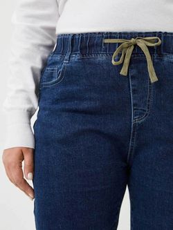 Джинсы на резинке больших размеров