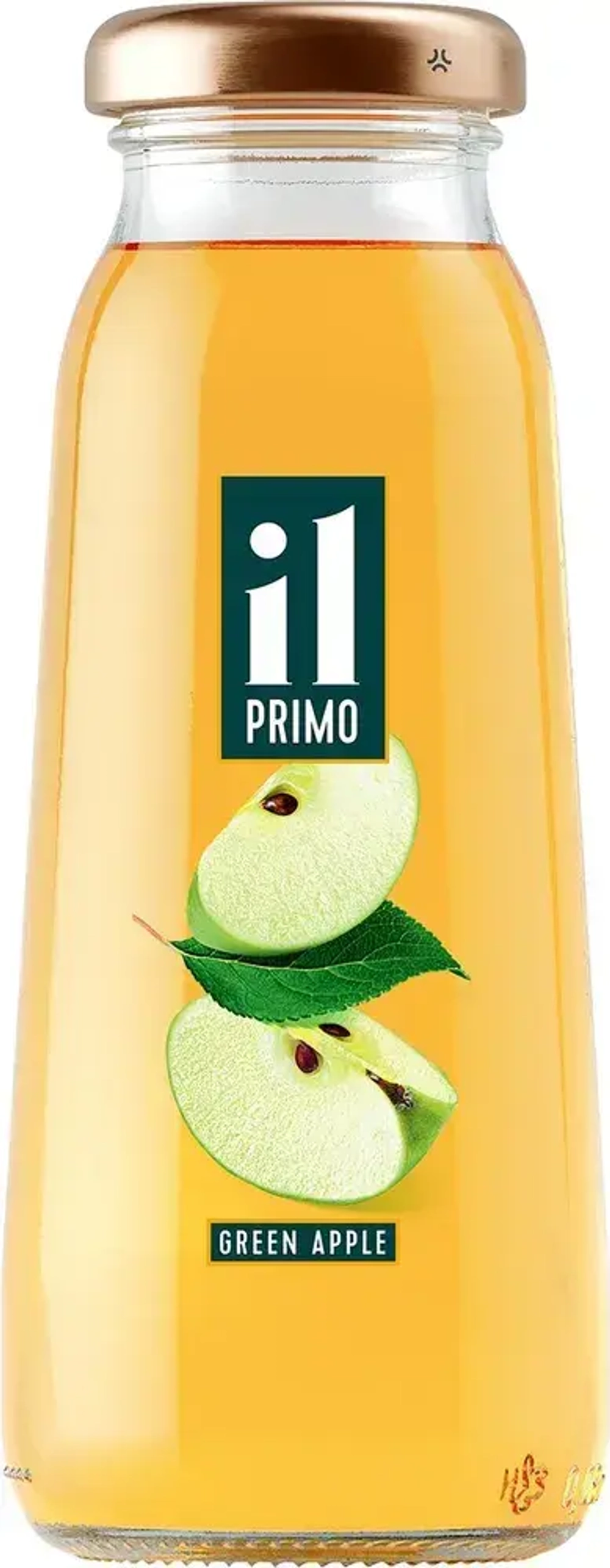 Сок IL PRIMO яблочный из зеленых яблок осветленный восстановленный, 200 мл