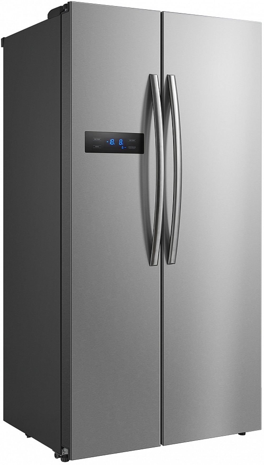 Холодильник side by side стальной 90 см Korting KNFS 91797 X фото