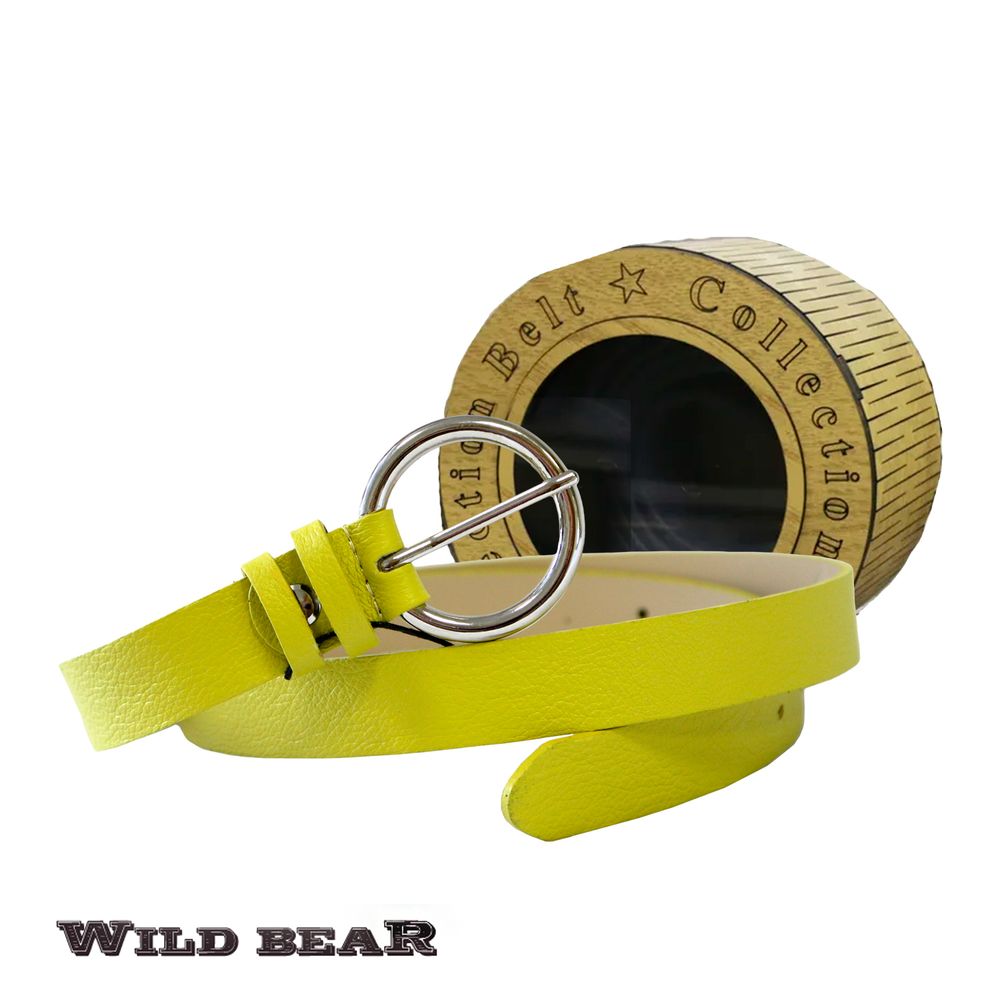 Ремень WILD BEAR RM-076f Light-Yellow Premium (95 см)