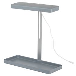 Настольный светильник для растений ЭРА FITO-20W-QLED-G полного спектра 20 Вт серый