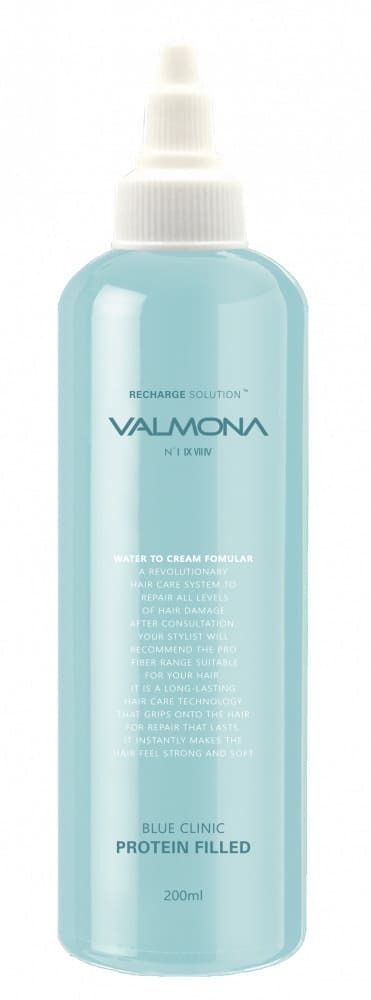 Маска-филлер для волос Evas Valmona Blue Clinic Protein Filled Протеины, шелк, коллаген (без сульфатов) 200 мл