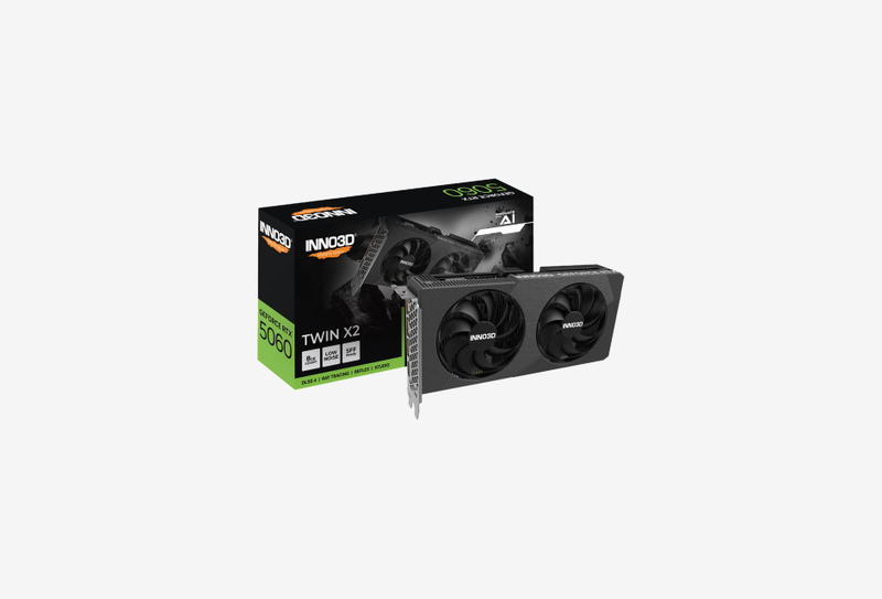 Видеокарта NVIDIA GeForce RTX 5060 INNO3D Twin X2 8Gb (N50602-08D7-195071N)