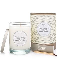 White Birch Rosemary, свеча Coterie, Kobo Candles