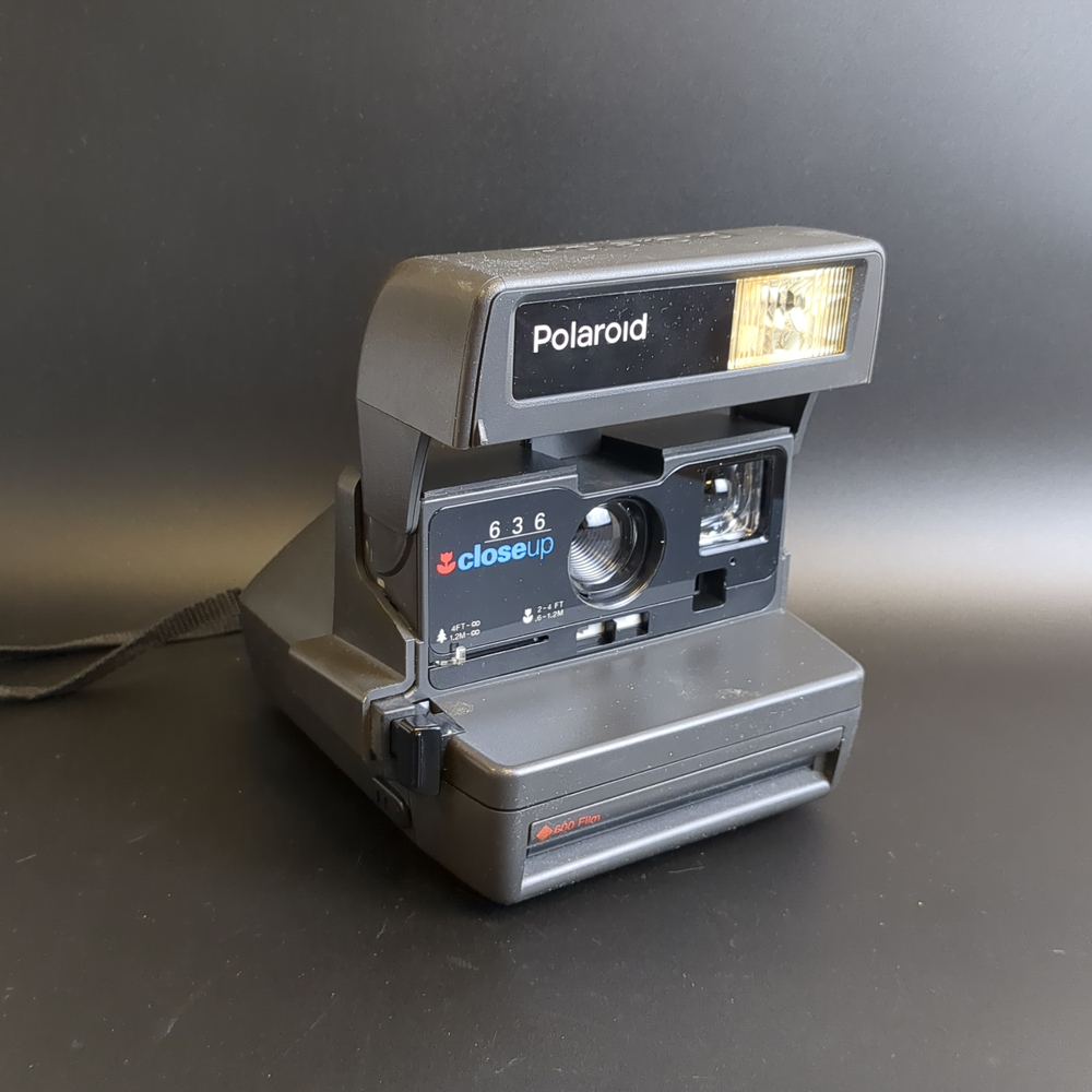 Фотоаппарат "Polaroid 636 Close Up", пластик, металл, Polaroid, Великобритания, 1988-2000 гг.