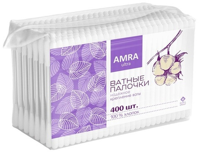 AMRA uitra Ватные палочки 400 шт. пакет