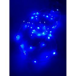 ENIN -5NB ЭРА Гирлянда LED Нить 5 м синий свет, АА