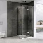 Душевой уголок ABBER Zart AG08100P-S101 100x100 стекло прозрачное/профиль хром