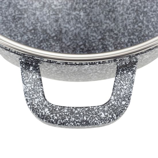 Кастрюля 6,5 л. из литого алюминия Ofenbach NB 100502 с мраморным антипригарным покрытием