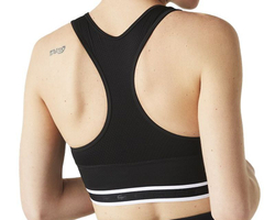 Теннисный бюстгальтер Lacoste SPORT Women's Racer Back Sports Bra - Black