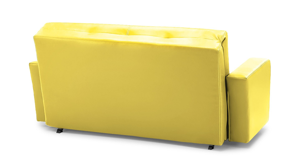 Диван Роин Galaxy Yellow 212*100*86 см, Желтый Экокожа Аккордеон Фиеста