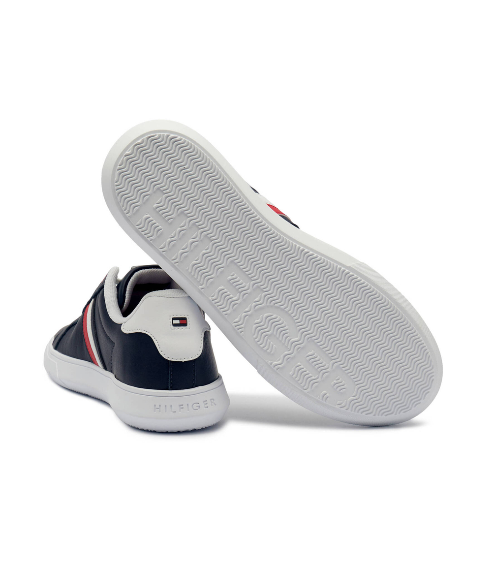 Кожаные кроссовки Tommy Hilfiger - темно-синий(FM0FM04921)