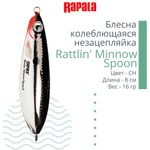 Блесна колебалка Rattlin' Minnow Spoon /PEL