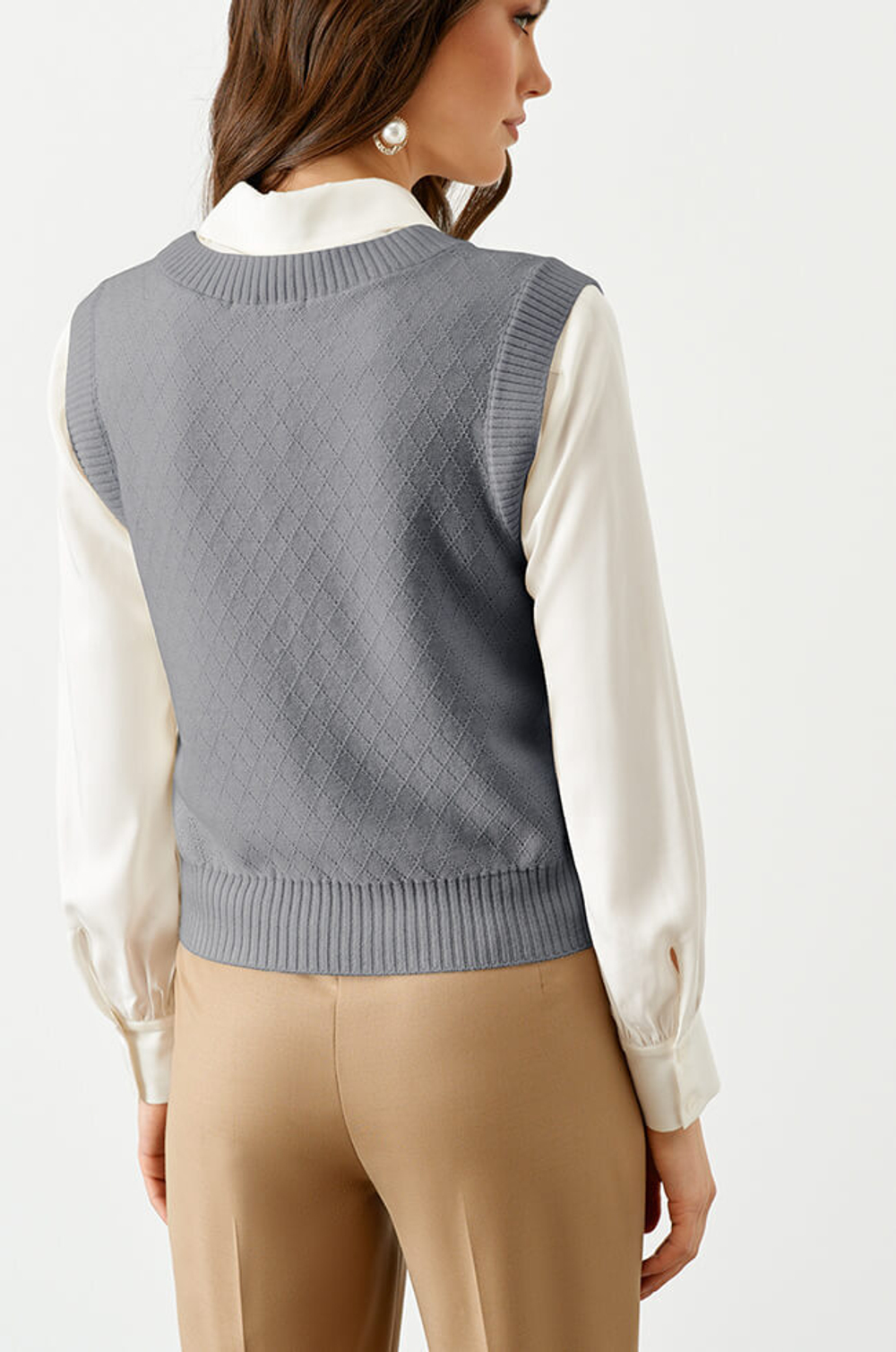 22742 Жилет женский (серый)