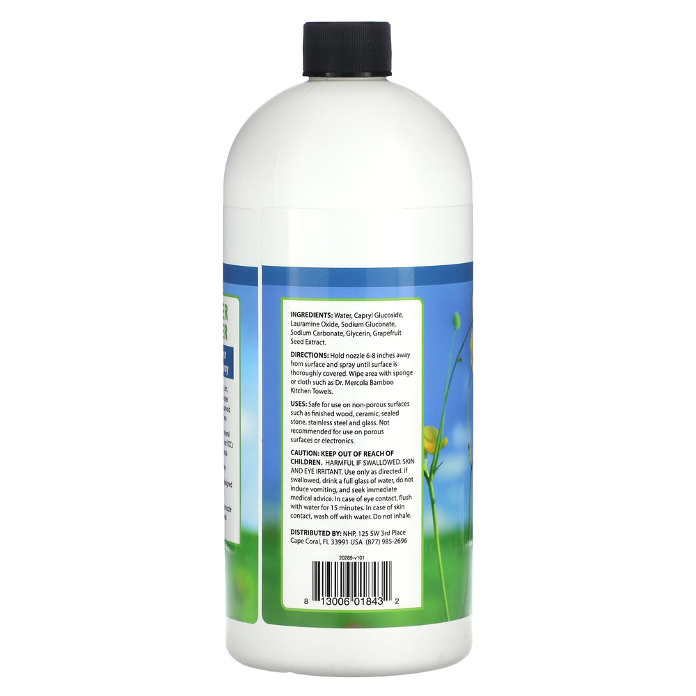 Dr. Mercola, Healthy Home, экологичное чистящее средство, без запаха, 946 мл (32 жидк. унц.)