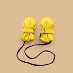 Зимние варежки на липучке (желтый)