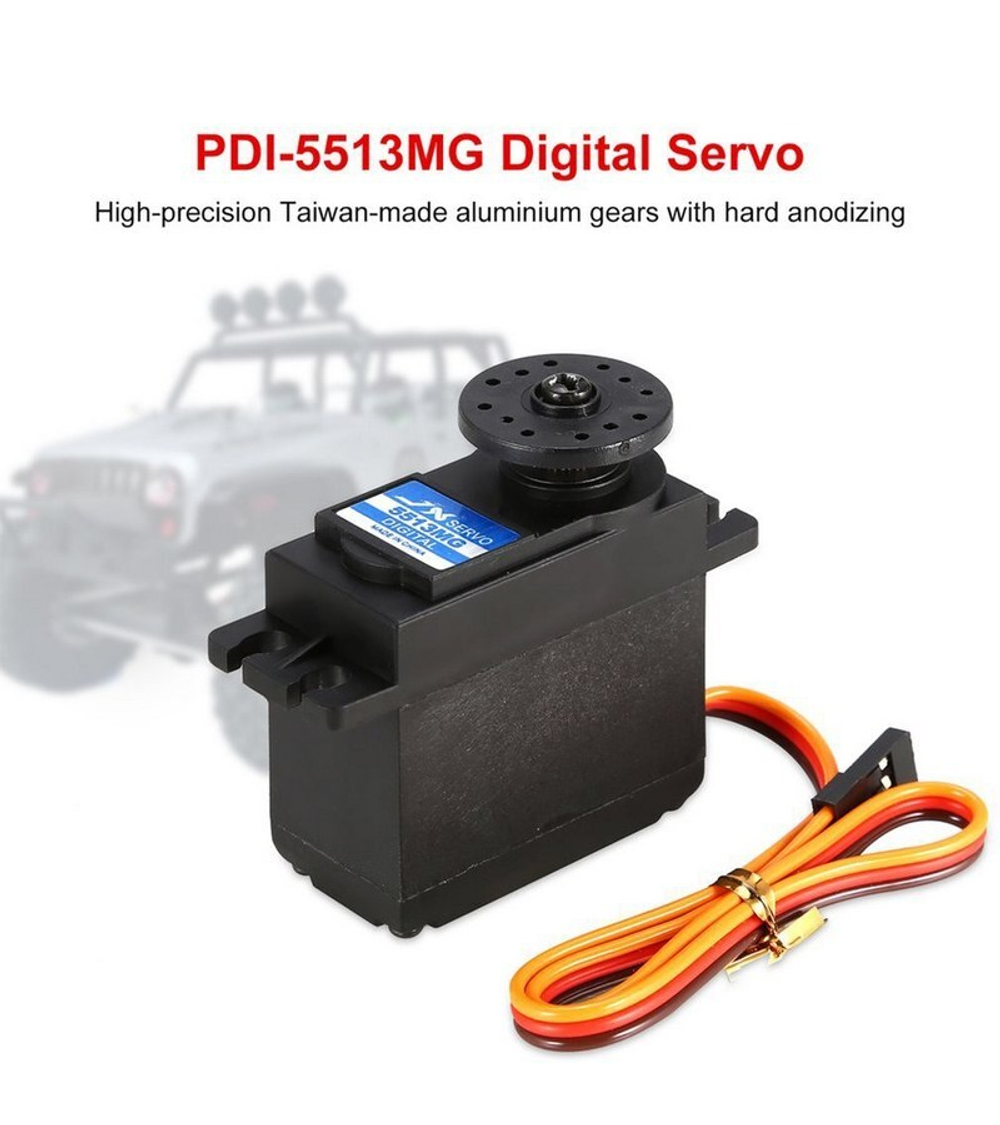 Сервомашинка цифровая JX Servo PDI-5513MG (55.6г/13.06/0.18/6V) стандартная