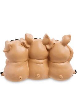 RV-618 Статуэтка «Трио мудрых свиней»