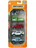 Набор из 5 машинок Хот Вилс Matchbox MBX Mountain 2