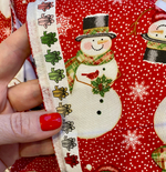 Ткань Новогодняя 100% хлопок. ш-110см отрез 1 м. пэчворк (Италия)