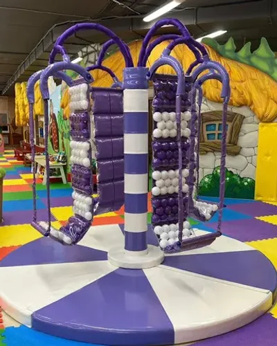 Детская карусель кокосовая пальма "Дельтаплан" (d290 см)