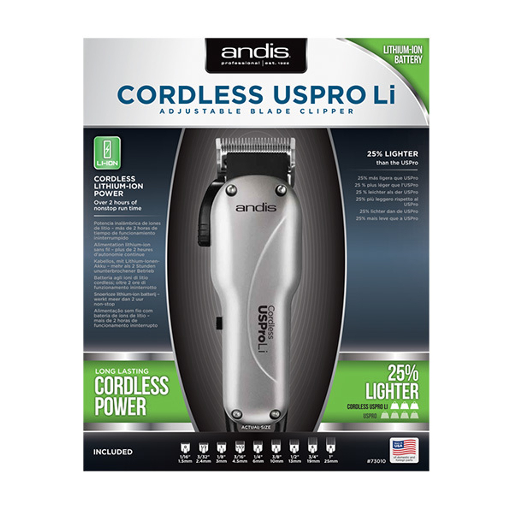 Машинка для стрижки волос аккумуляторно-сетевая Andis usPRO Li LCL