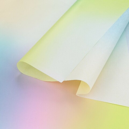 Тишью влагостойкая "Градиент" 50*70см (20листов) Голубой/Персик