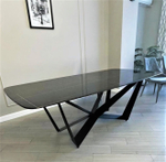 Стол обеденный Scorpio Marble Black 1800