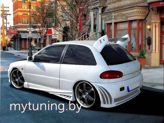 Задний бампер SHARK Mitsubishi Colt CA0