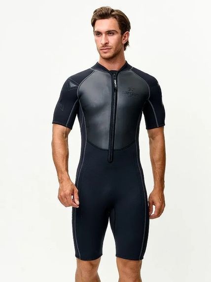 Гидрокостюм Sargan Black King shorty man черный 3 мм