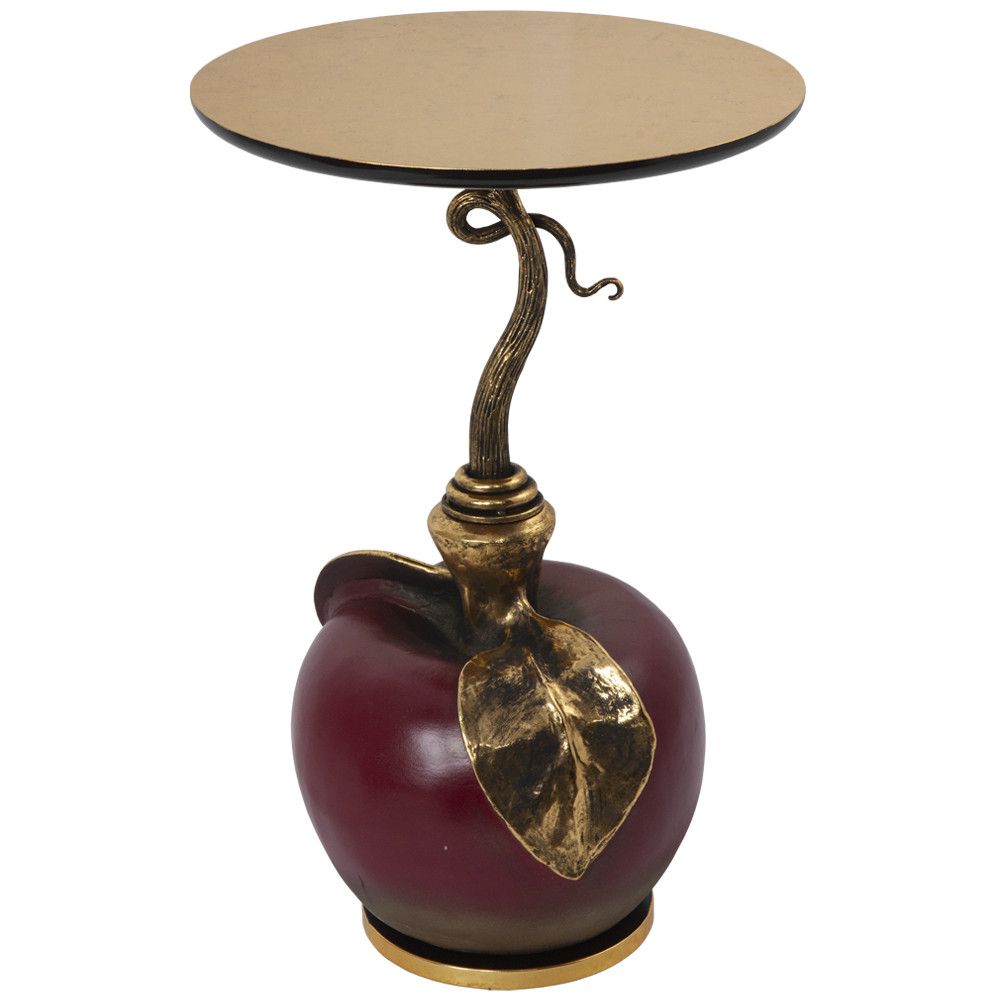 Столик декоративный с золотой столешницей Яблоко Евы Кардован